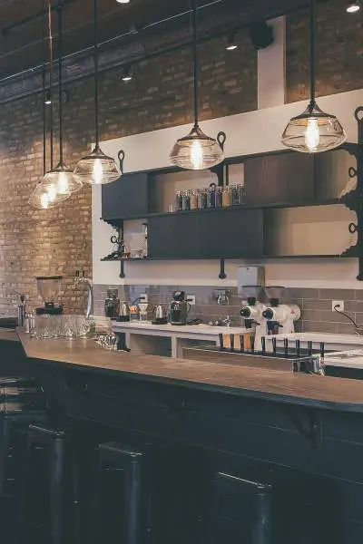 The front counter at Ipsento Coffee.