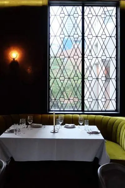 Interior of Maple Ash Restaurant in Chicago.