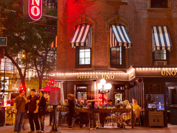 The exterior of a restaurant