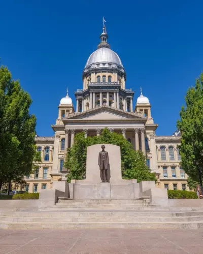 State capitol building in Springfield